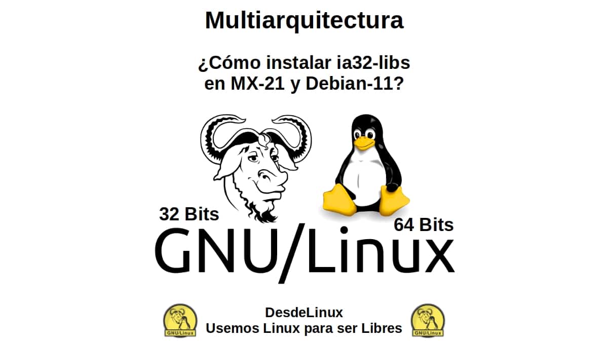 Multiarquitectura: ¿Cómo instalar ia32-libs en MX-21 y Debian-11?