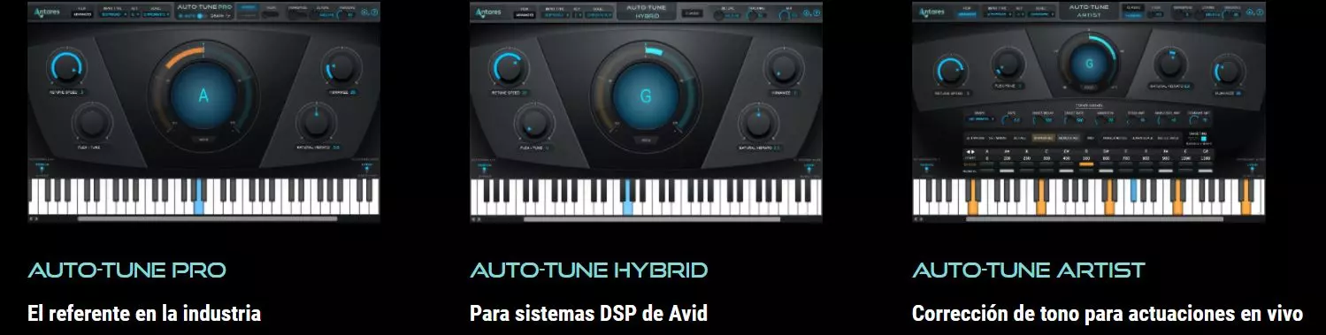 autotune tipos