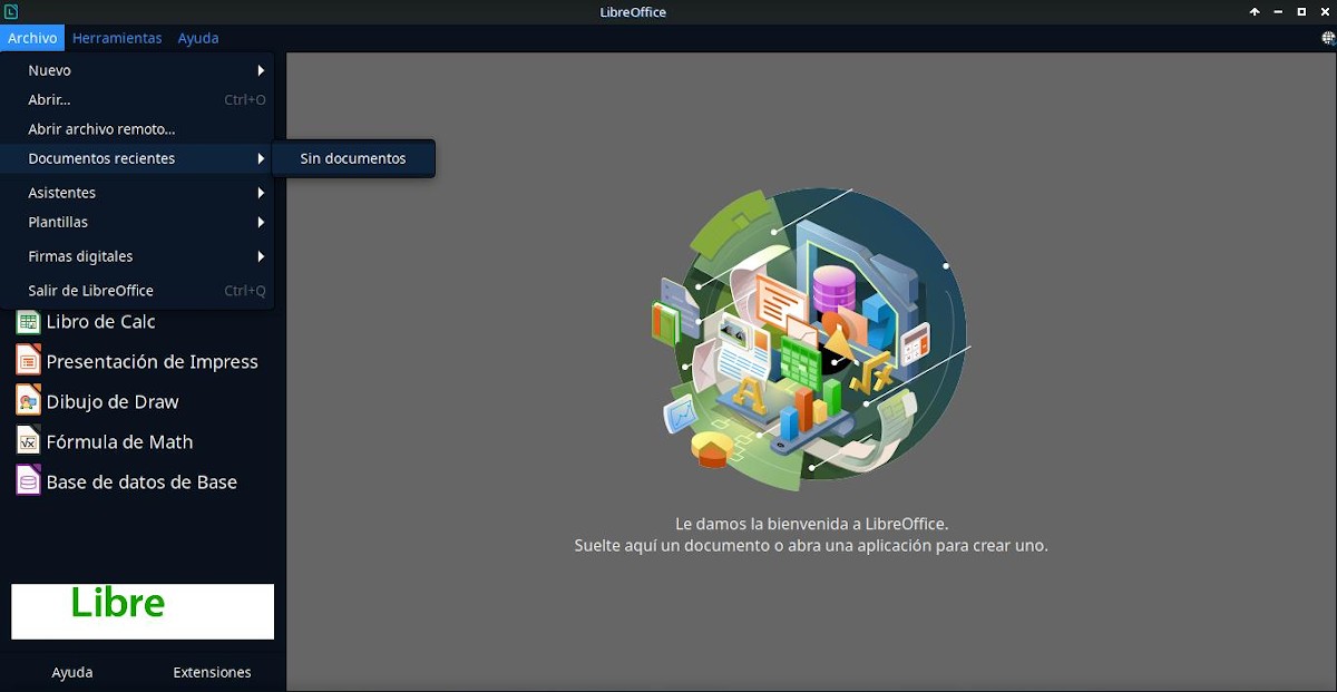 LibreOffice: Pantallazo 2