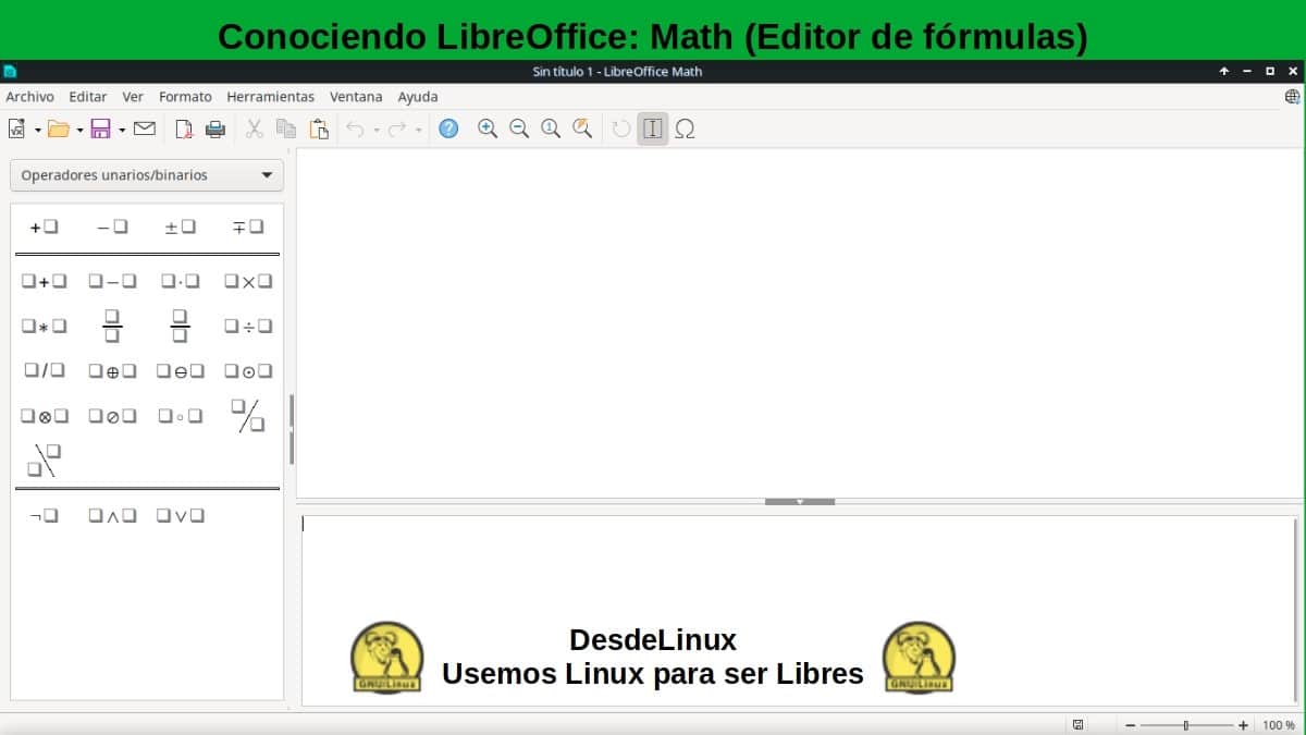 Conociendo LibreOffice - Tutorial 02: Math