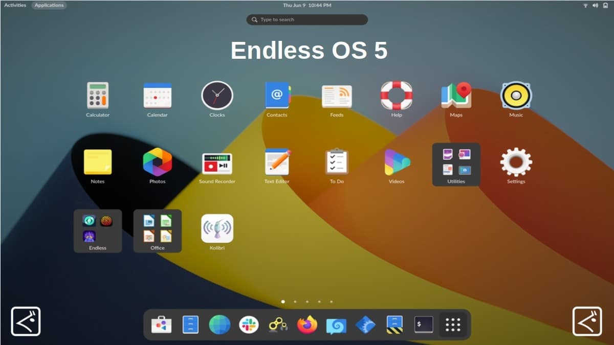 Anuncio del próximo lanzamiento de Endless OS 5