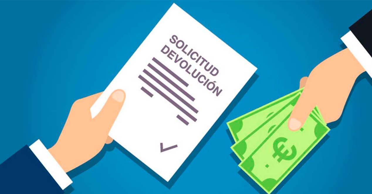 Solicitud de devolución