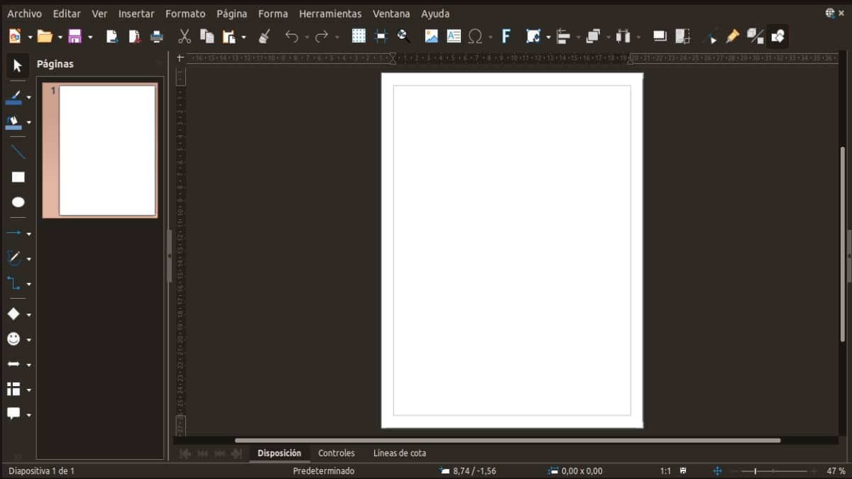 Interfaz visual y diseño de la aplicación LO Draw