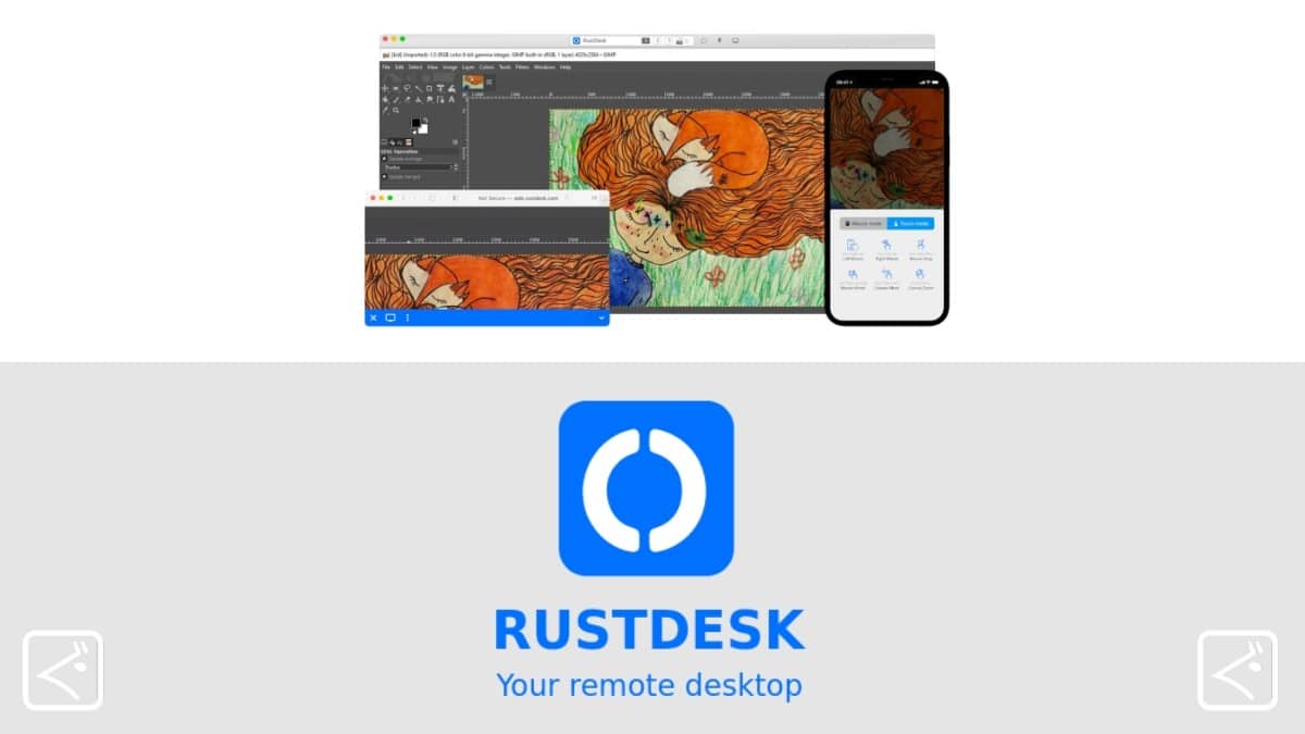 RustDesk: Una útil app multiplataforma de escritorio remoto