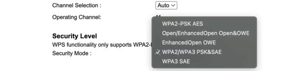 Cifrado wifi en el router Smart WiFi 6