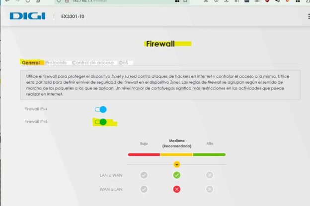 Router firewall