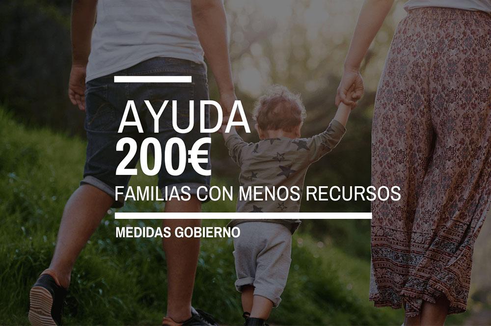 cheque ayuda gobierno 200 euros