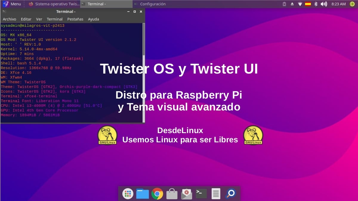 Twister OS y Twister UI: Distro para Raspberry Pi y Tema visual avanzado