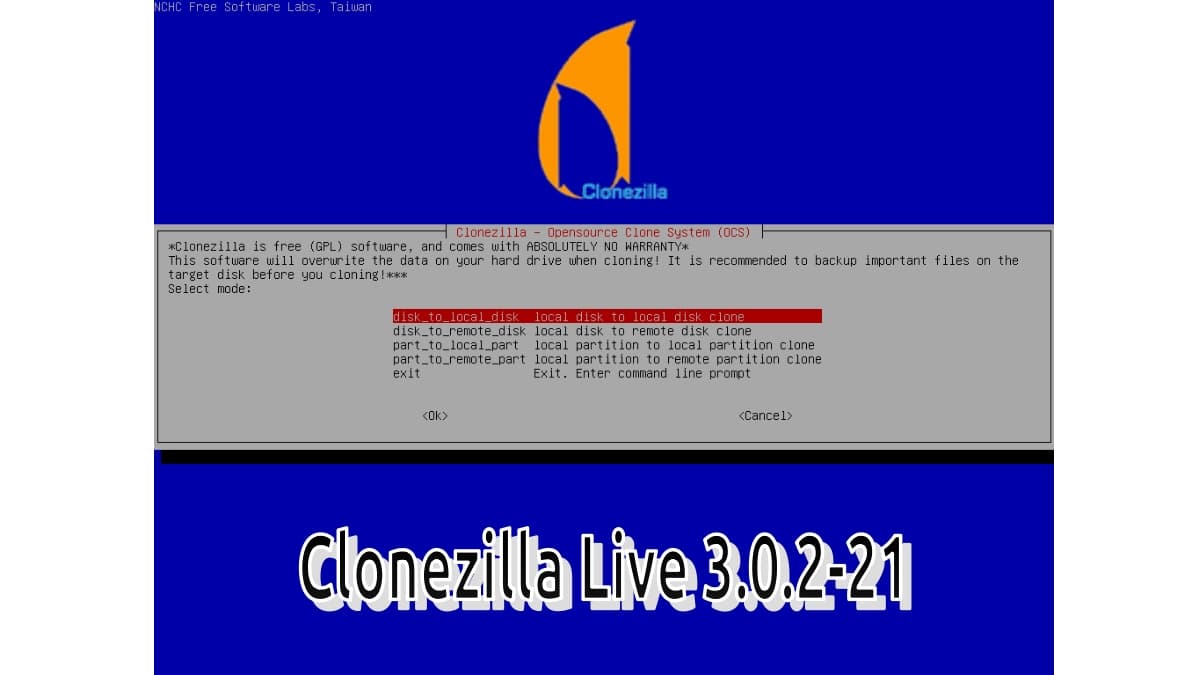 Clonezilla Live 3.0.2-21: Características y novedades de la Distro