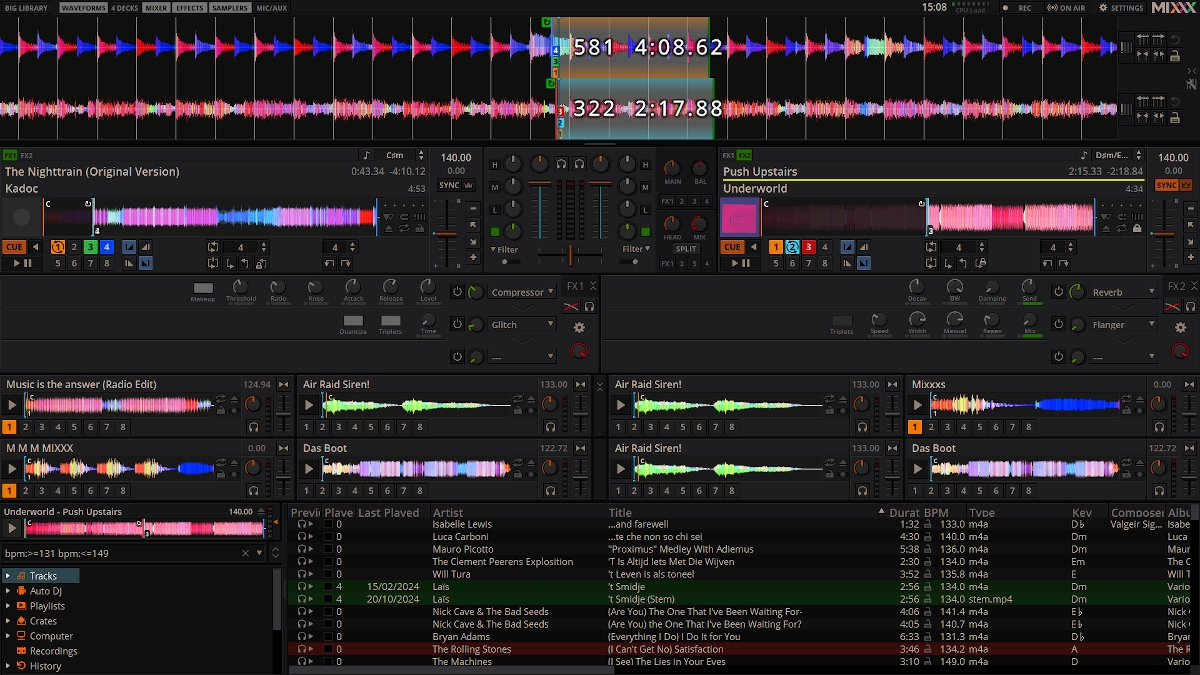 Top 2025 aplicaciones musicales: MIXXX