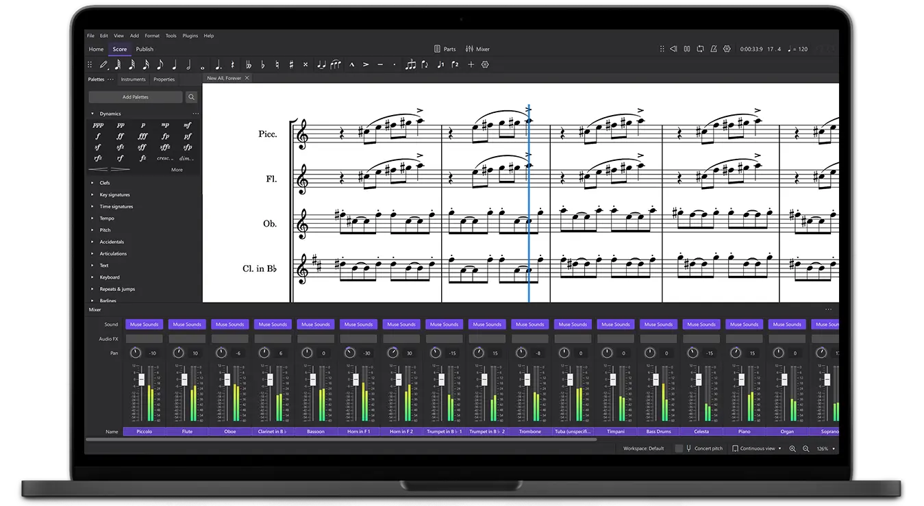 Top 2025 aplicaciones musicales: MuseScore Studio