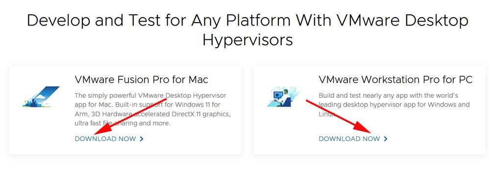 web vmware pro