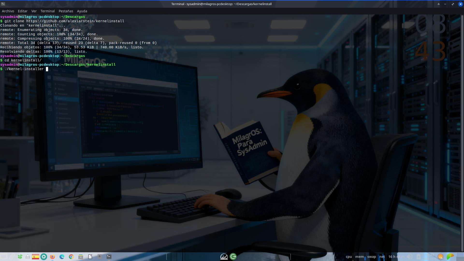 Kernel Installer: Instalador de Kernel Alexia - Pantallazo 2