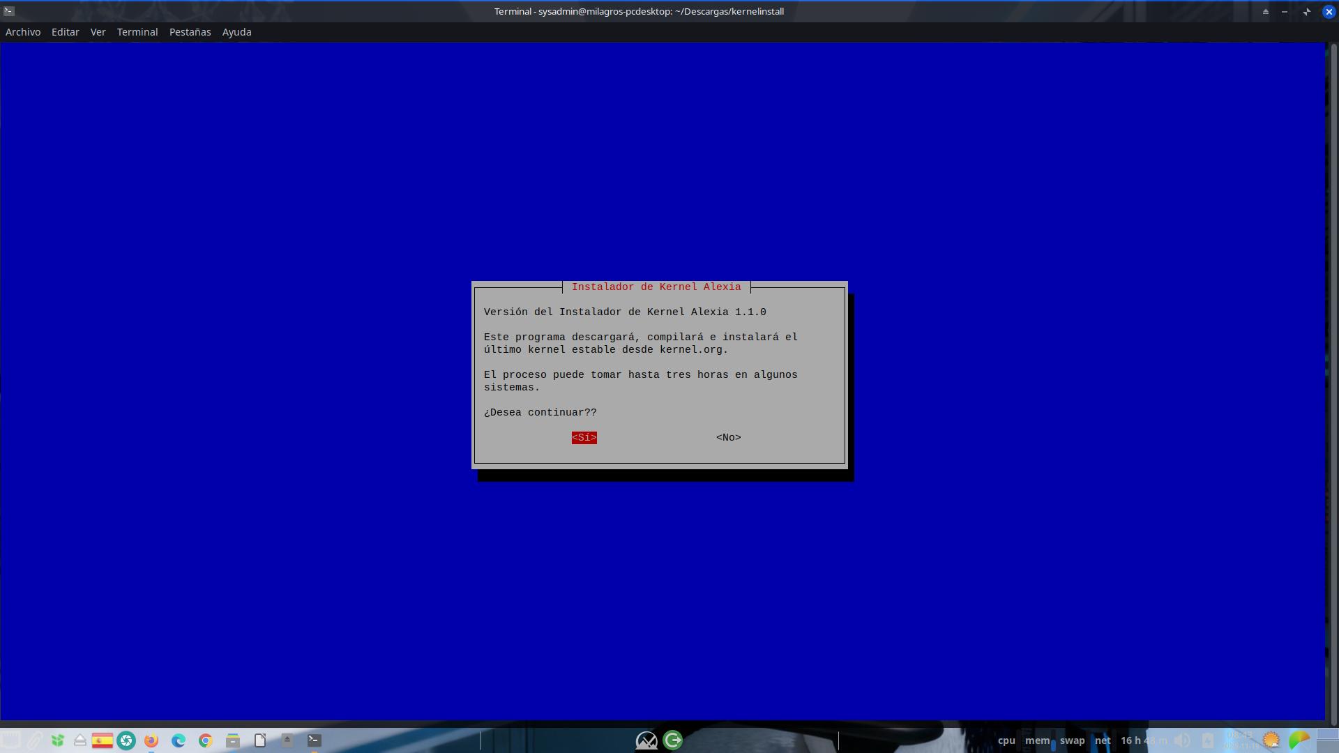 Kernel Installer: Instalador de Kernel Alexia - Pantallazo 3